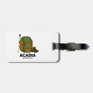 Étiquette À Bagage Sac à dos du parc national Acadia