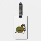 Étiquette À Bagage Sac à dos du parc national Capitol Reef (Dos Vertical)