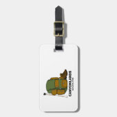 Étiquette À Bagage Sac à dos du parc national des Cantons (Devant Vertical)