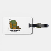 Étiquette À Bagage Sac à dos du parc national des Cantons (Dos horizontal)