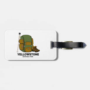 Étiquette À Bagage Sac à dos du parc national Yellowstone