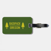 Étiquette À Bagage Sac à dos Oregon (Dos horizontal)