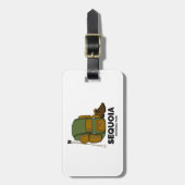 Étiquette À Bagage Sac à dos pour le parc national de Sequoia (Devant Vertical)