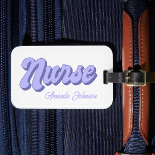 Étiquette À Bagage Sac à rangement pour cartes rétro personnalisé au 