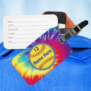 Étiquette À Bagage Sac à softball personnalisé Tags ou étiquettes de