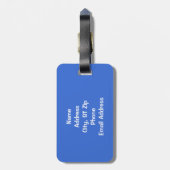 Étiquette À Bagage Sac d'alpaga (Dos Vertical)