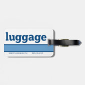 Étiquette À Bagage Sac de bagages générique (Dos horizontal)