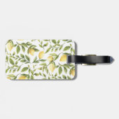 Étiquette À Bagage Sac de fête de mariage Main Squeeze Lemon Méditerr (Dos horizontal)