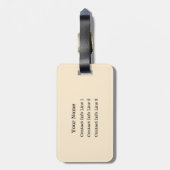 Étiquette À Bagage Sac du 50e anniversaire du Mariage d'or (Dos Vertical)