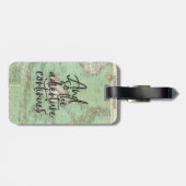 Étiquette À Bagage sac fourre-tout de script d'aventure de graduation (Dos horizontal)