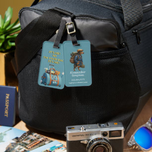 Étiquette À Bagage Sac personnalisé pour randonneur avec Dachshund +