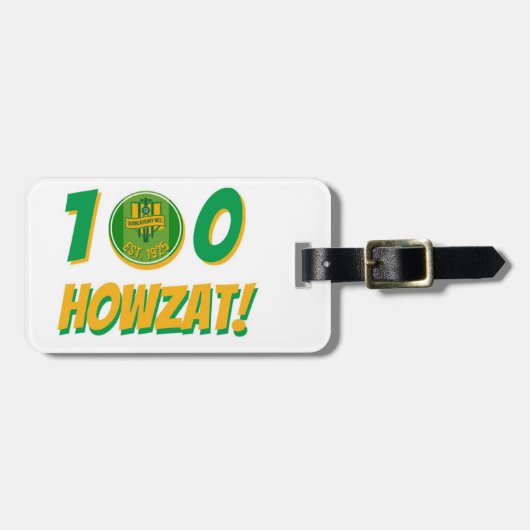 Étiquette À Bagage Sacoche de trousse centenaire Gunns (Devant horizontal)