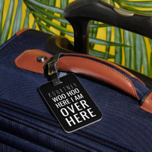 Étiquette À Bagage Sacs Personnalisés Drôles   Humour Noir