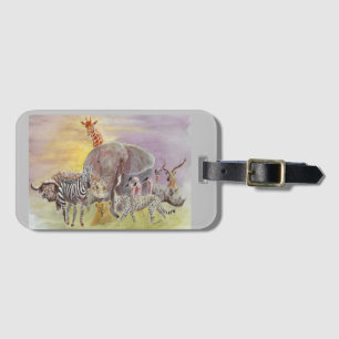 Étiquette À Bagage Safari luggage tag