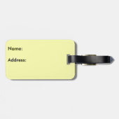 Étiquette À Bagage Safari Sunset Art Elephant, Giraffe (Dos horizontal)