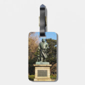 Étiquette À Bagage Saigo Takamori (Le Dernier Samurai) & Statue du Ch (Dos Vertical)