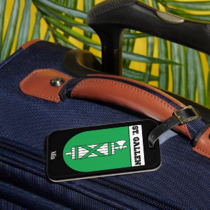 Étiquette À Bagage Saint-Gall, Suisse Armoiries