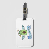 Étiquette À Bagage Saint Guacamole ! (Devant Vertical)