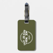 Étiquette À Bagage Saint Joe River Idaho Kayak (Dos Vertical)