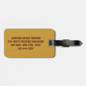 Étiquette À Bagage Saint Judas (Dos horizontal)