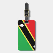 Étiquette À Bagage Saint-Kitts-et-Nevis (Devant Vertical)