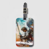 Étiquette À Bagage Saint Michel l'Archange (Devant Vertical)