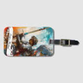 Étiquette À Bagage Saint Michel l'Archange (Devant Horizontal)