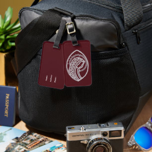 Étiquette À Bagage Sainte Vierge Marie, dentelle