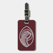 Étiquette À Bagage Sainte Vierge Marie, dentelle (Devant Vertical)