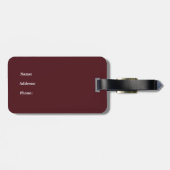 Étiquette À Bagage Sainte Vierge Marie, dentelle (Dos horizontal)