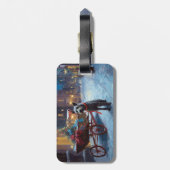 Étiquette À Bagage Saison de Noël de Chesapeake (Dos Vertical)