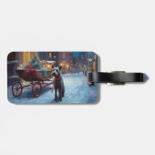 Étiquette À Bagage Saison de Noël de Chesapeake (Dos horizontal)