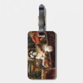 Étiquette À Bagage Saison de Noël Shih Tzu (Dos Vertical)