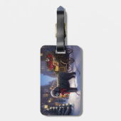 Étiquette À Bagage Saison des fêtes de Noël des canicules (Dos Vertical)