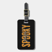 Étiquette À Bagage saison éffrayante (Devant Vertical)