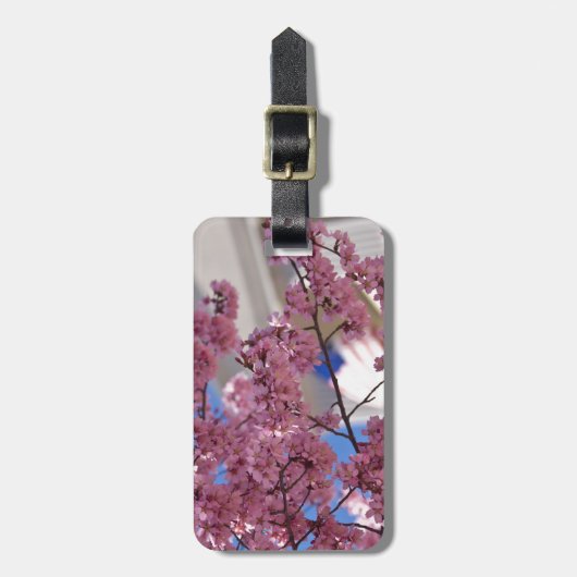 Étiquette À Bagage Sakura Cherry Blossoms (Devant Vertical)