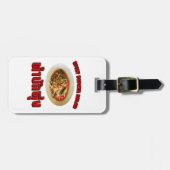 Étiquette À Bagage Salade de Papaya épicé [Tam Mak Hung] Dialecte Isa (Devant horizontal)