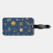 Étiquette À Bagage Salade spatiale (Dos horizontal)