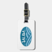 Étiquette À Bagage Salida Colorado Extérieur (Devant Vertical)