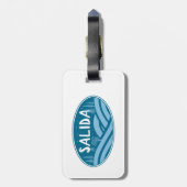 Étiquette À Bagage Salida Colorado Extérieur (Dos Vertical)