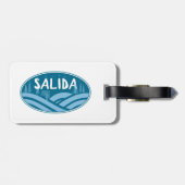 Étiquette À Bagage Salida Colorado Extérieur (Dos horizontal)