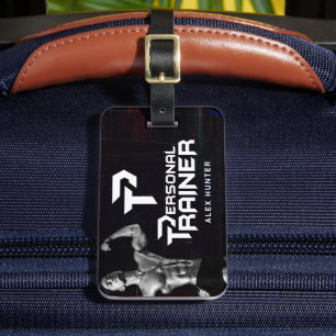 Étiquette À Bagage Salle De Fitness De L'Entraîneur Personnel Personn