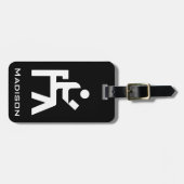 Étiquette À Bagage Salle de lecture de bibliothèque (Devant horizontal)