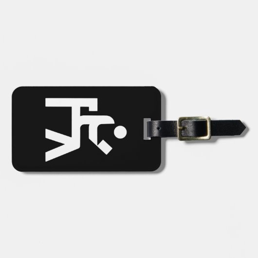 Étiquette À Bagage Salle de lecture de bibliothèque (Devant horizontal)