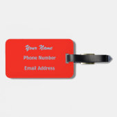 Étiquette À Bagage Salutation de l'Arkansas (Dos horizontal)