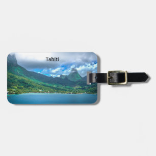 Étiquette À Bagage Salutation de Tahiti