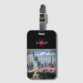 Étiquette À Bagage Salutations De La Grosse Pomme ! (Devant Vertical)