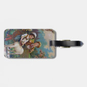 Étiquette À Bagage Salutations de Pâques 1908 (Dos horizontal)