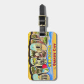 Étiquette À Bagage Salutations de St Cloud, MI (Devant Vertical)