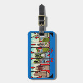 Étiquette À Bagage Salutations de Syracuse NY (Devant Vertical)